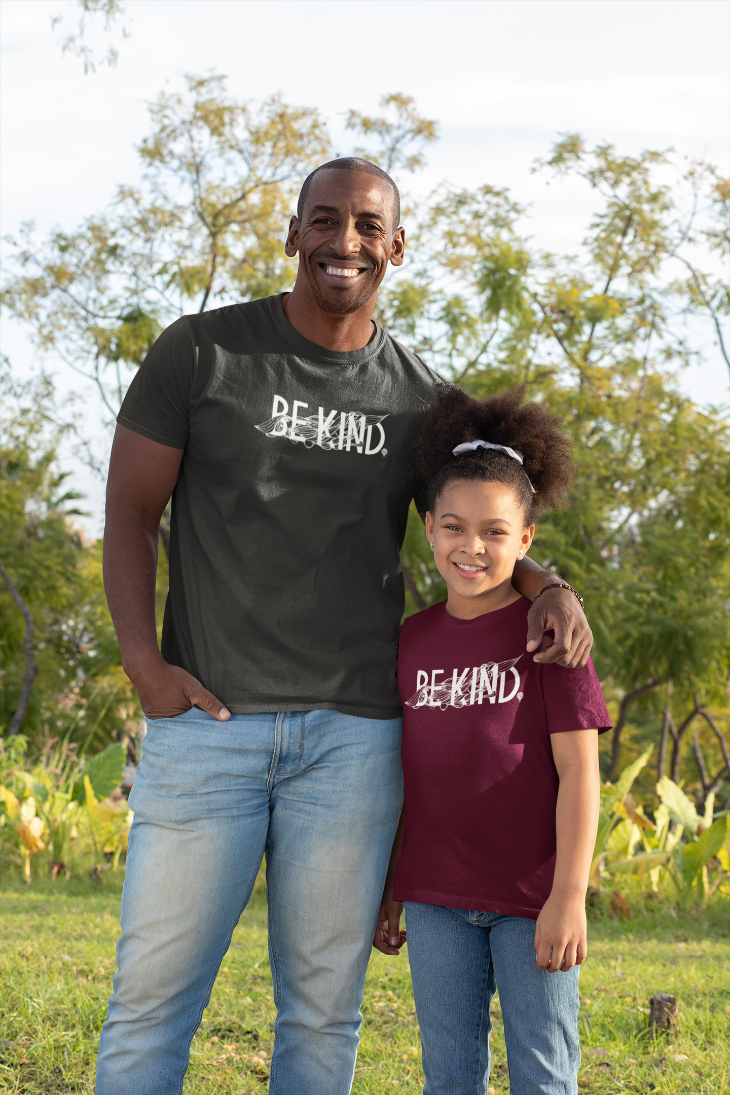 BE KIND | unisex tshirt | charcoal