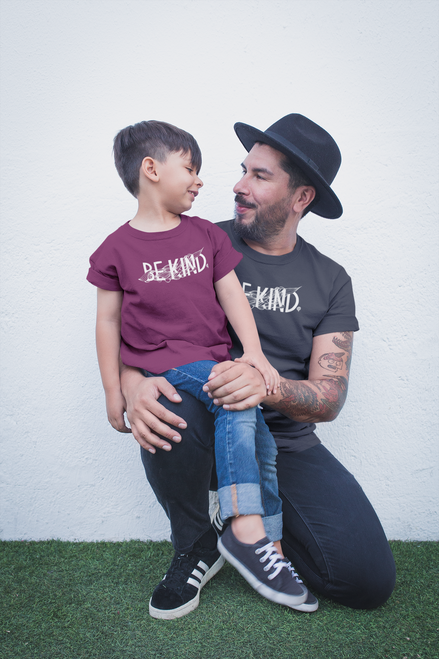 BE KIND | boys tshirt | maroon
